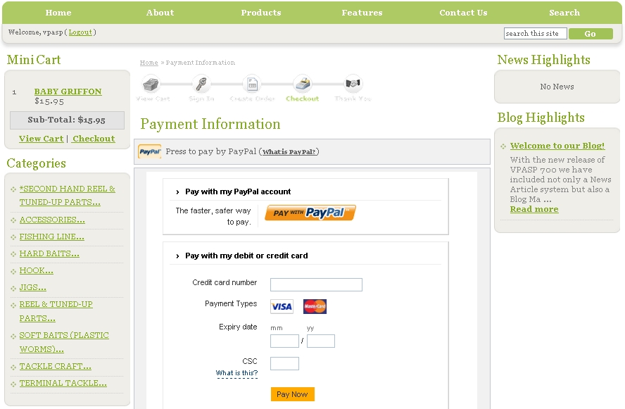 VP-ASP Shopping Cart - Online Help Guides - How To Set Up Paypal ...